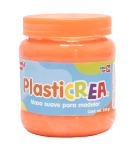 Plasticrea Naranja Fósforo 250 grs