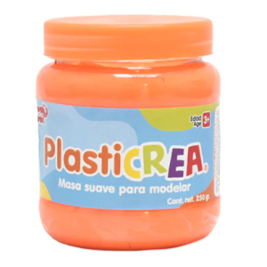 Plasticrea Naranja Fósforo 250 grs